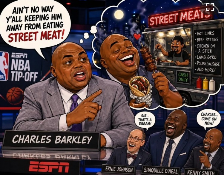 追梦炮轰巴克利：推荐街头烤肉实为狗粮