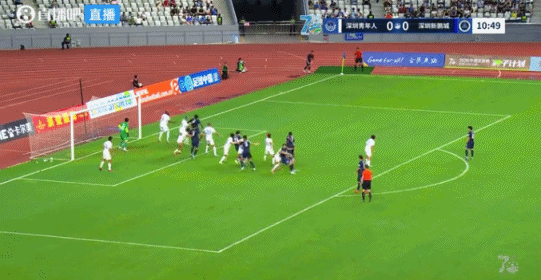 足协杯半场：新鹏城3-0青年人 杜加利奇乌龙+玄智健世界波