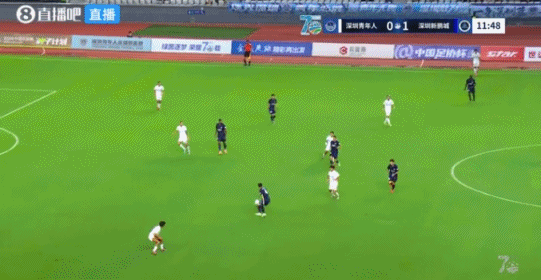 足协杯半场：新鹏城3-0青年人 杜加利奇乌龙+玄智健世界波